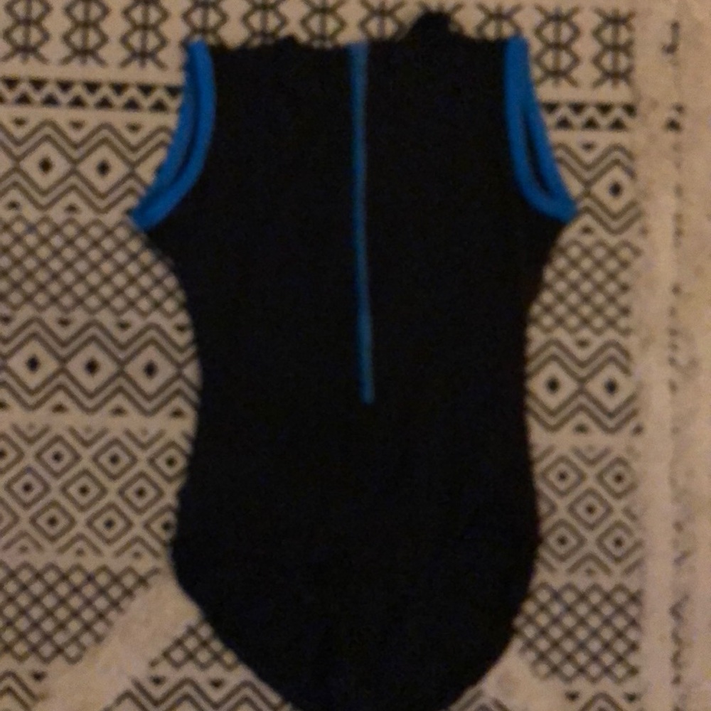 Black dance leotard